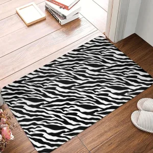 Tapis de bain zebre