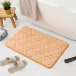 tapis de douche en mousse