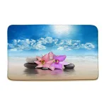 tapis de salle de bain aromatique zen