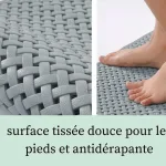 tapis de salle de bain doux et confortable