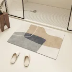 Tapis de Salle de Bain en Diatomite Naturelle