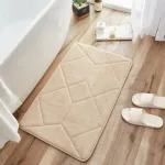 tapis de salle de bain éponge antidérapant