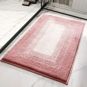 Tapis de Salle de Bain Rose