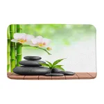 tapis de sol salle de bain zen