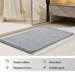 tapis décoratif de bain bohème