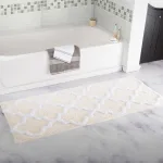 tapis décoratif salle de bain