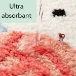 tapis décoratif salle de bain chat