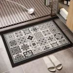 tapis décoratif salle de bain vinyle