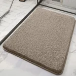 tapis doux absorbant pour salle de bain