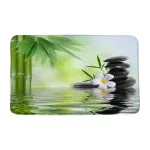 tapis doux salle de bain zen