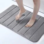 tapis épais pour salle de bain moelleux
