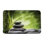 tapis éponge salle de bain zen
