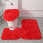 tapis moelleux antidérapant pour salle de bain