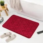 Tapis mousse salle de bain