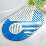 tapis ovale antidérapant