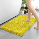 tapis pour salle de bain en chenille