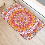 Tapis salle de bain bohème