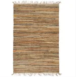 Tapis salle de bain tressé