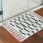 tapis tigré pour salle de bain