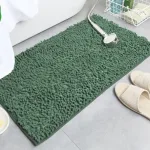 tapis vert empire pour salle de bain