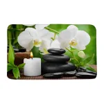 tapis zen pour décoration salle de bain