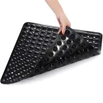 tapis de douche en polyester antidérapant
