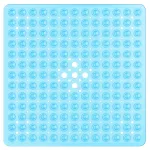tapis de douche en PVC antidérapant